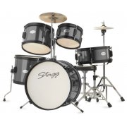 Stagg Junior Drum Kit - Black or Red